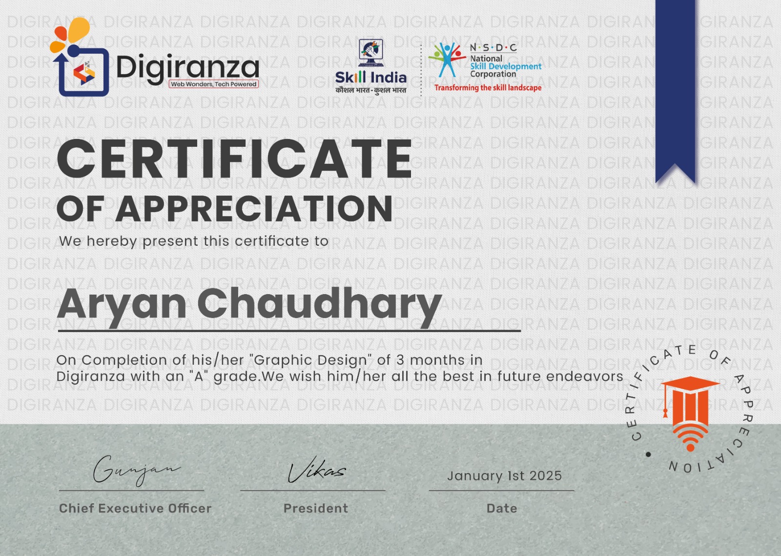 certficate