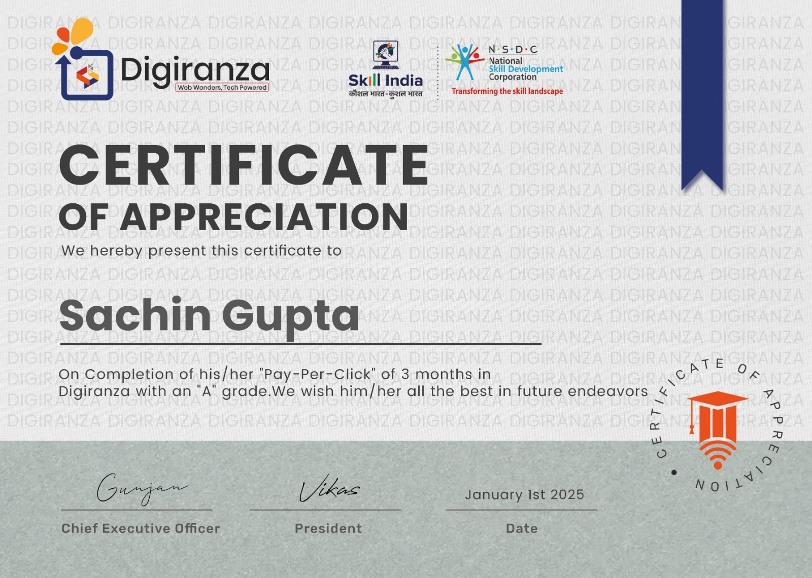 certficate